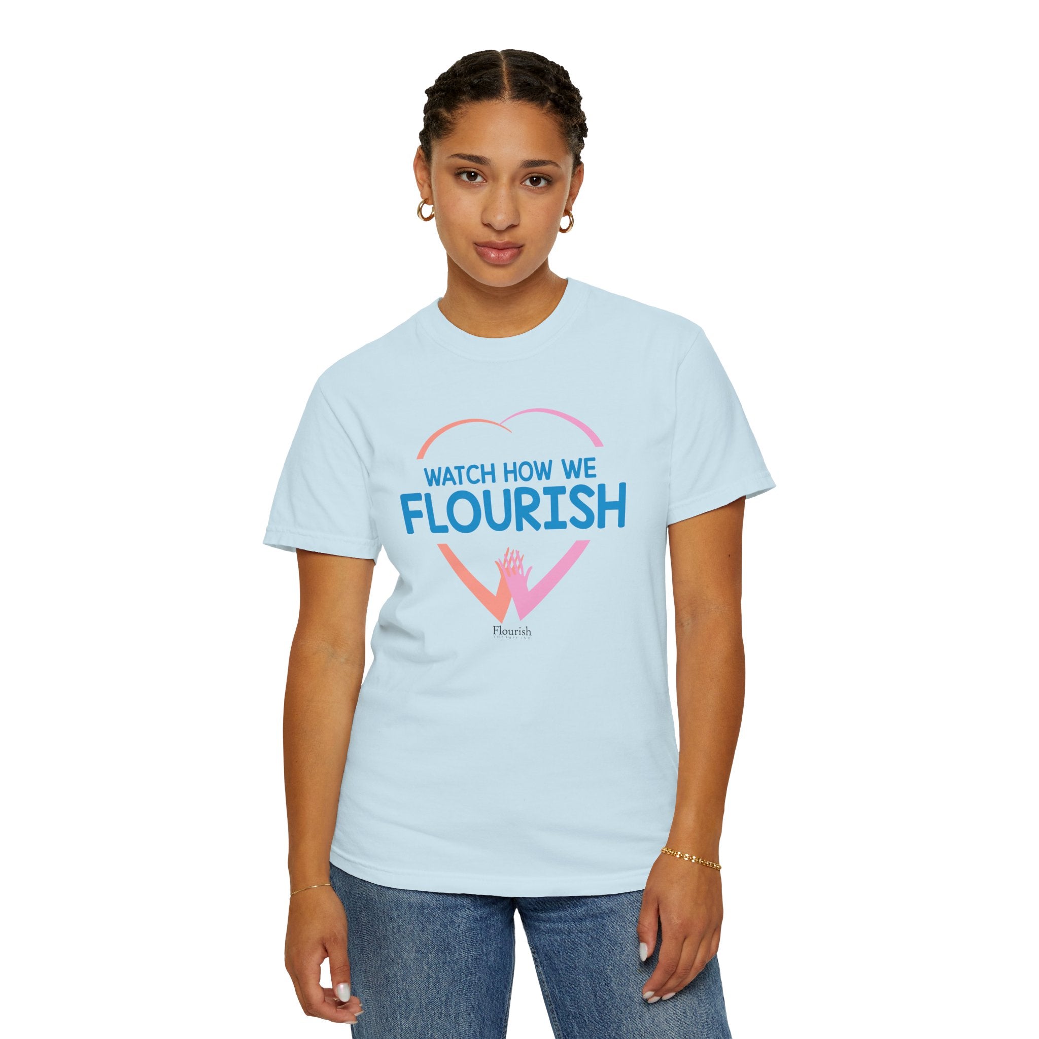 Watch How We Flourish T-Shirt - Flourish Therapy Collection